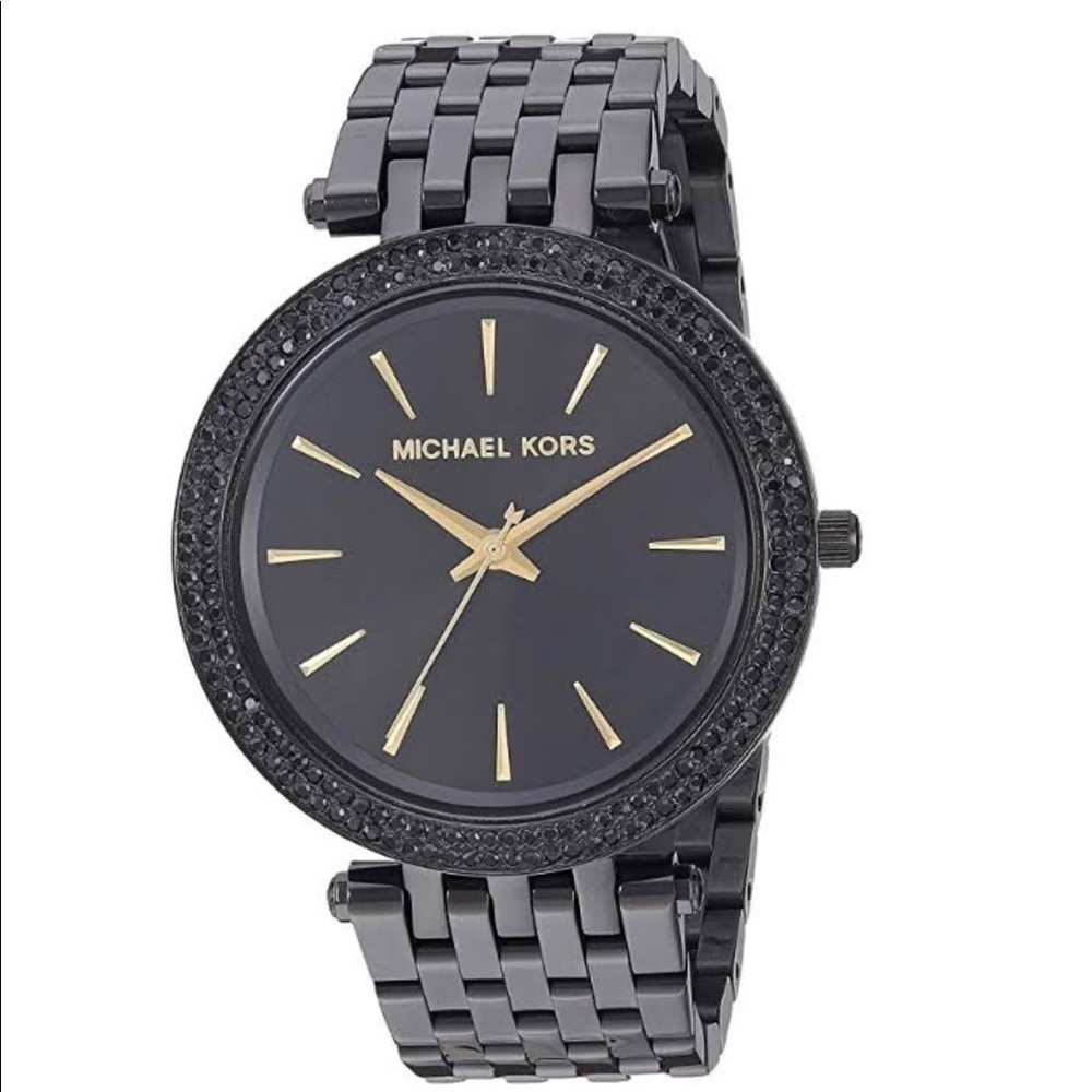 Michael Kors Black Jeweled Woman’s Watch
